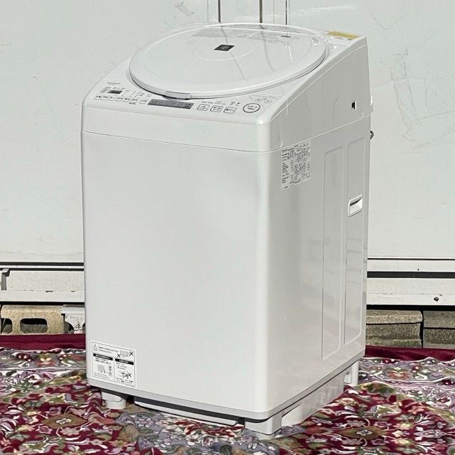 SHARP 電気洗濯乾燥機 ES-TX8H-W 2024年製 SHARP 電気洗濯乾燥機