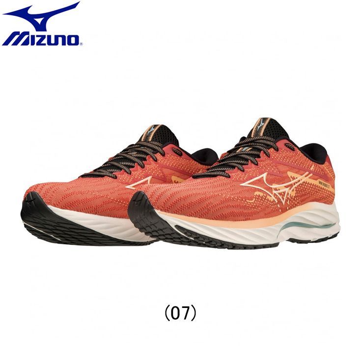 ミズノ mizuno WAVE RIDER 27 ウエーブライダー27 ランニングシューズ 靴 メンズ 男性【j1gc230307】陸上・ランニング用品 29.0cm (07)レッド/ホワイト