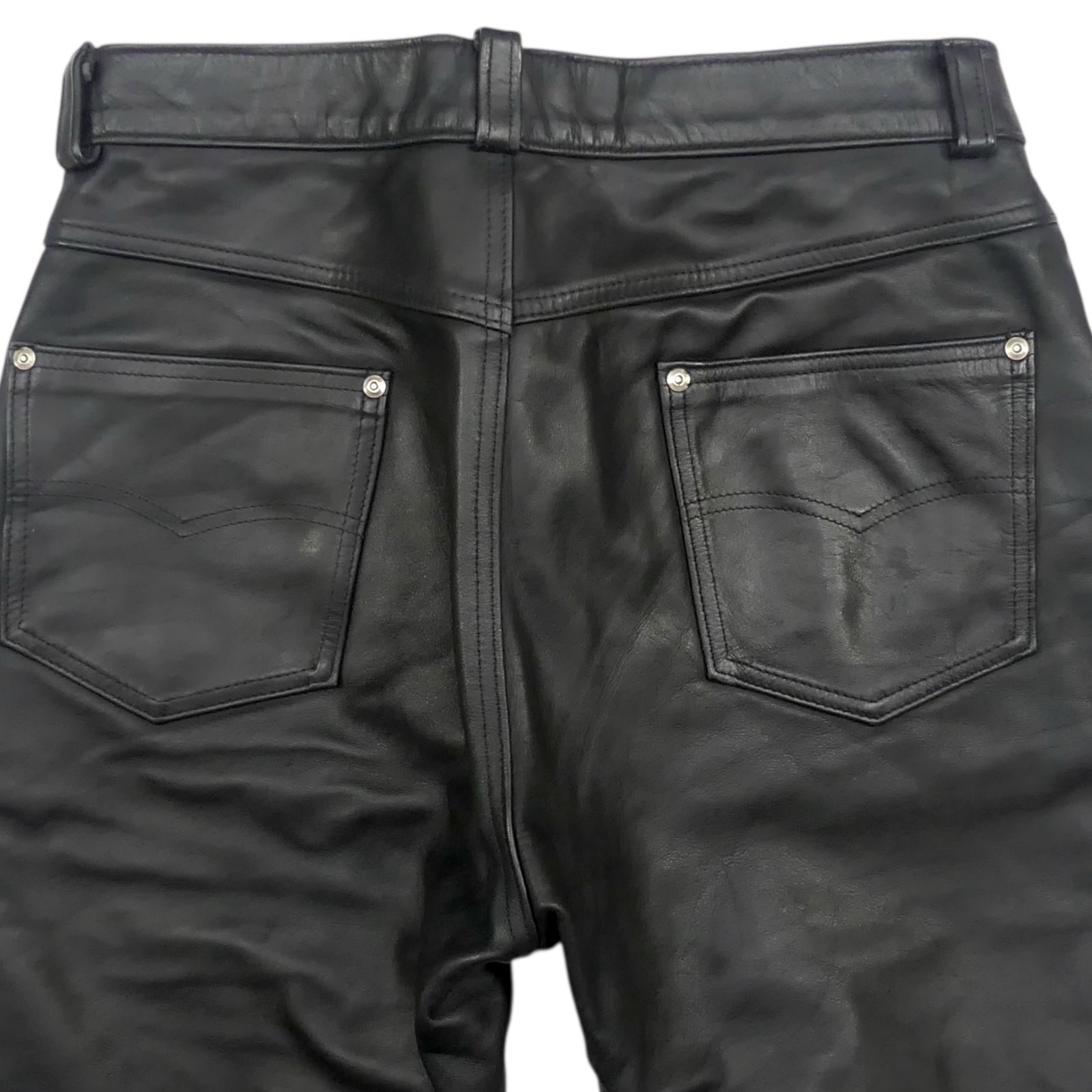 Schott ショット レザーパンツ ブラック 黒 W34 バイカー 本革USA