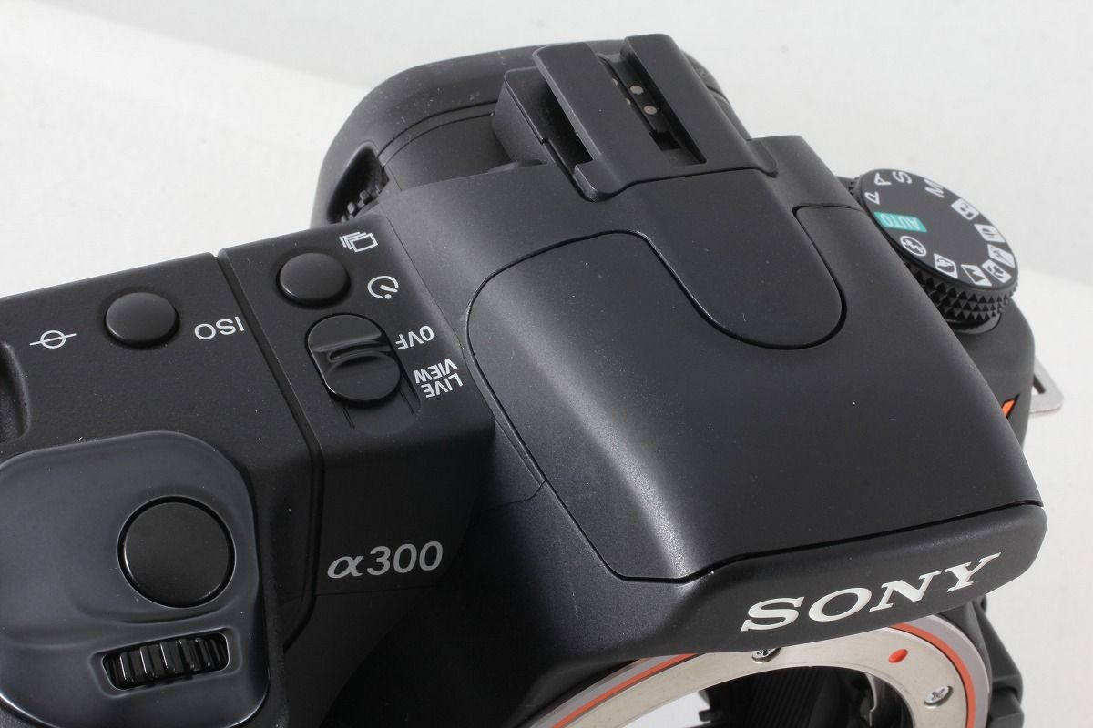 ソニー Sony α300 DSLR-A300K ズームレンズキット ブラック 付属品満載◇45439