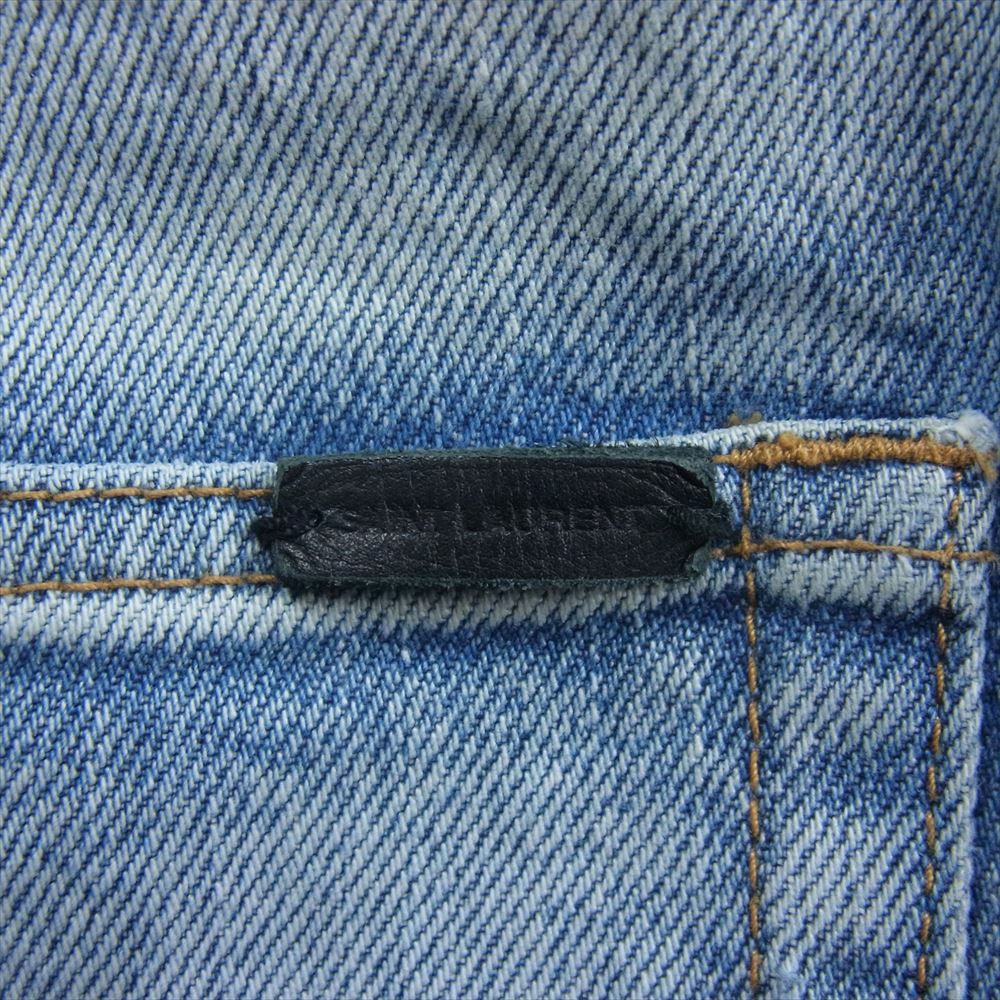 SAINT LAURENT サンローラン 527389 YJ507 クラッシュ加工 スキニー