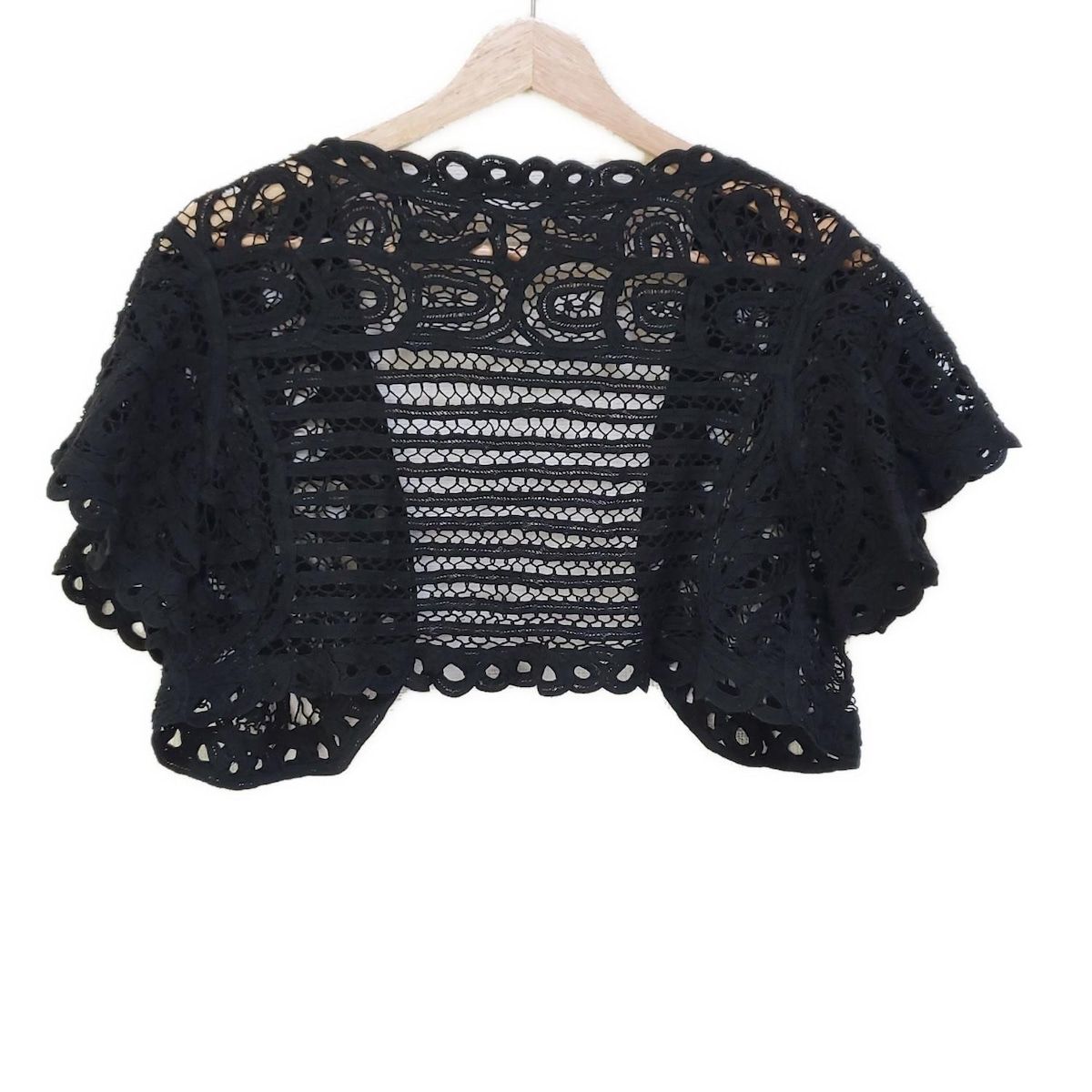 DAMAcollection ダーマ ボレロ サイズ2 M レディース - 黒 半袖 レース