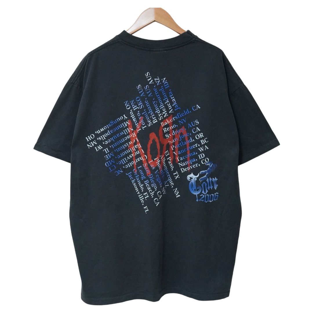 90's ONEITA モノトーン アートTシャツ USA ビンテージ 古着 90s USA製 切手 アート Tシャツ シングルステッチ ONEITA XL