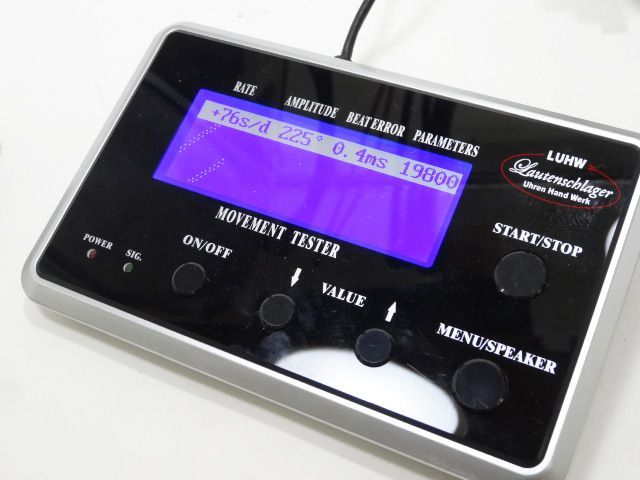 エスプリマ LUHW ローテンシュラガー 機械式時計用歩度測定器 ジャンク