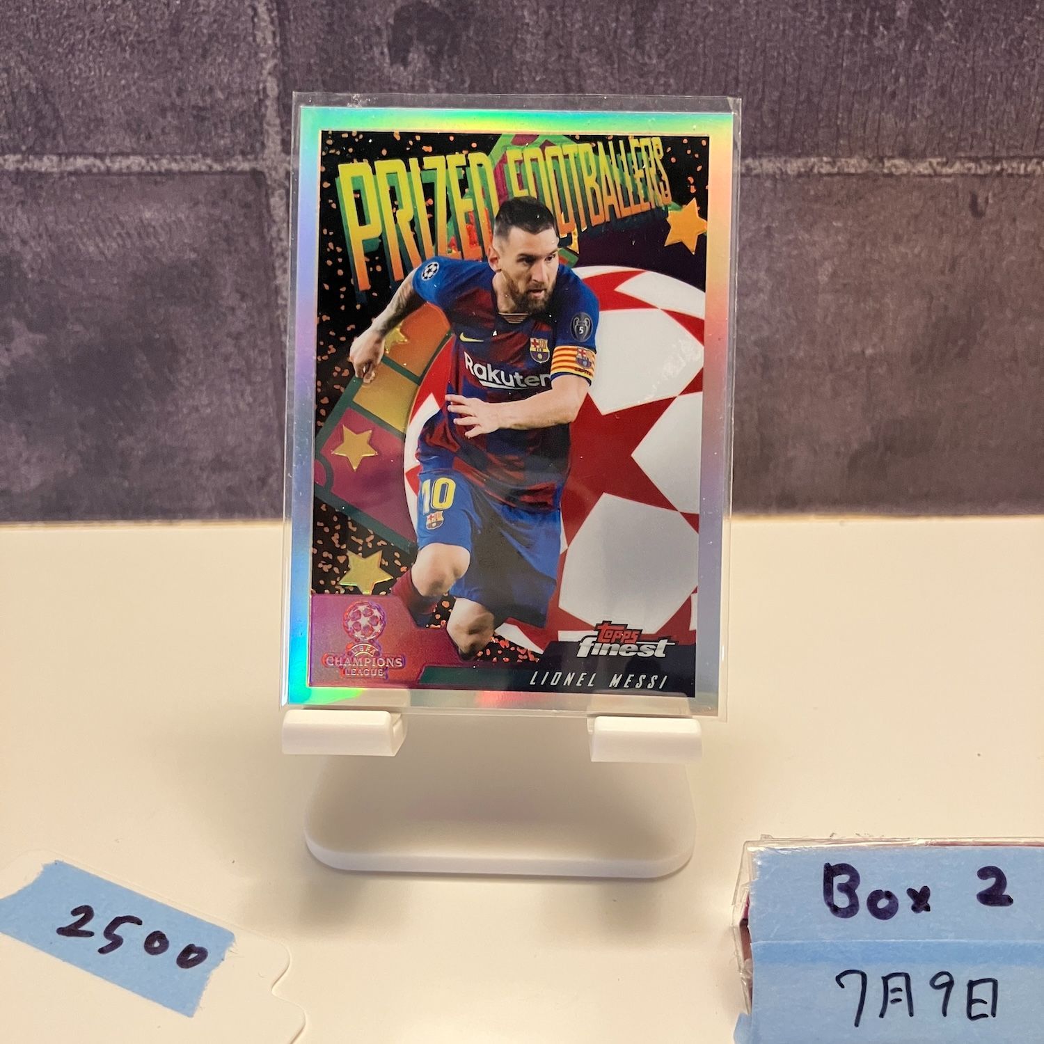 2019-20 Topps Finest UEFA Champions League LIONEL MESSI FC