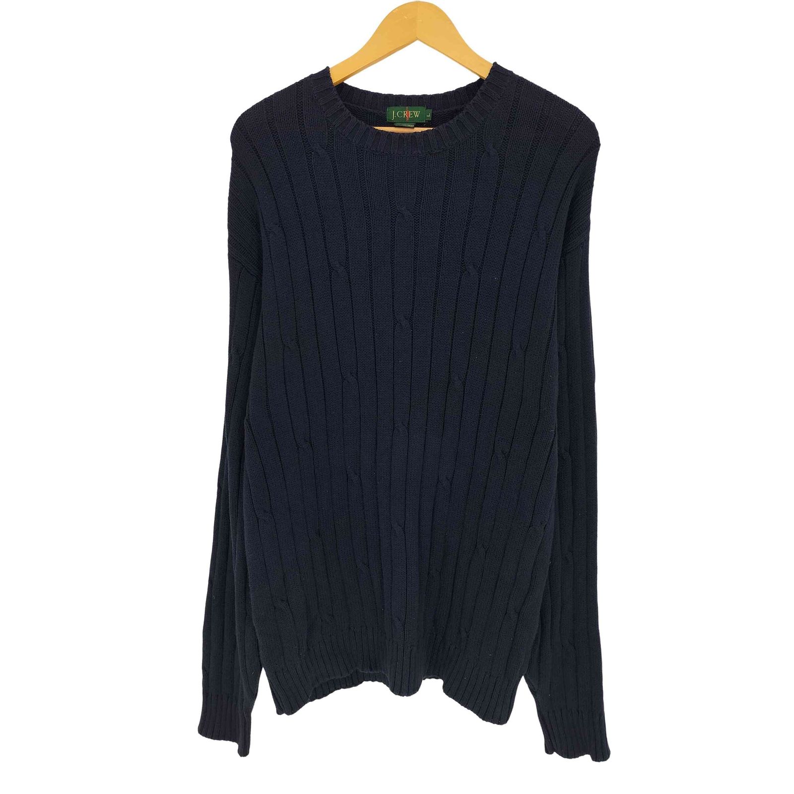ジェイクルー J.CREW 巨人タグ コットン ケーブルニット メンズ import 