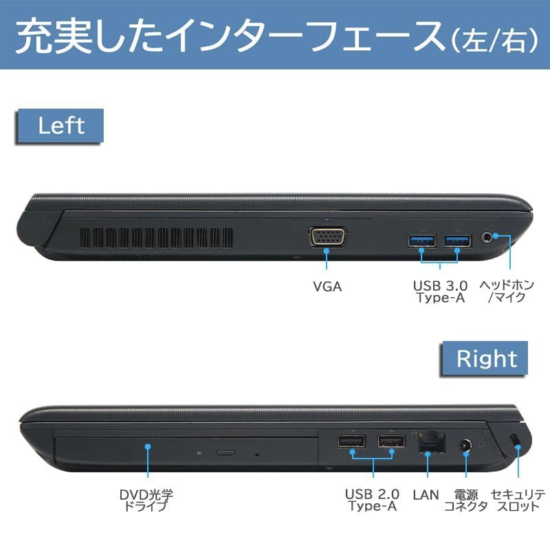 人気商品】第4世代Corei7 テンキー内蔵 高性能 Win11 Office2019 無線LAN WIFI USB3.0 DVDドライブ 【整備済み品】東芝  初期設定済 ハイスペック ノートパソコン (3)【MS Office・第4世代Corei7】16G - メルカリ