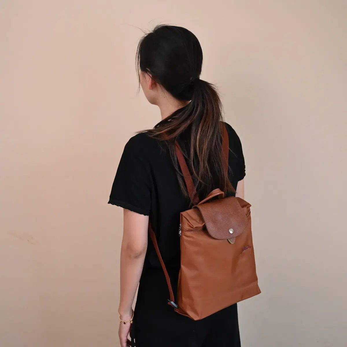 ロンシャン ル プリアージュ バックパック オリジナル バッグ ナイロン カジュアル DECORATOM_COM_BR