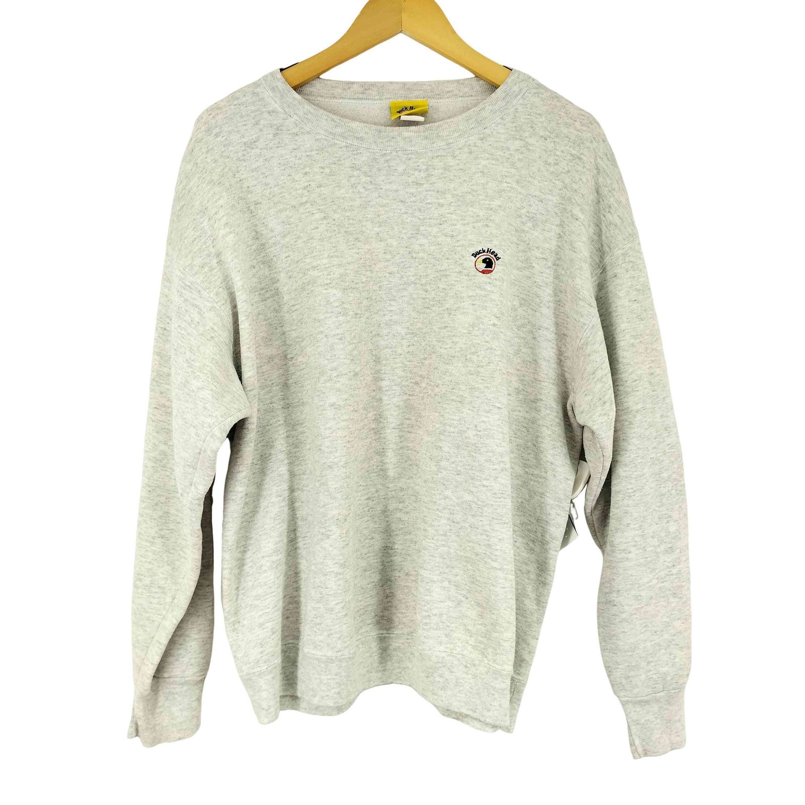 ダックヘッド Duck Head 90s USA製 霜降り 刺繍クルーネックスウェット 