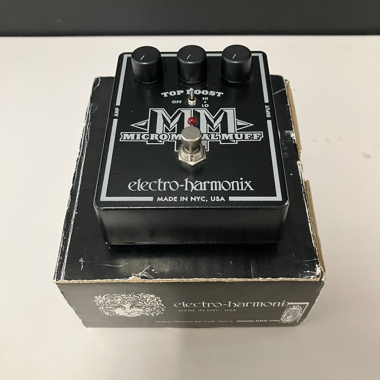 むつ62-061904】Electro-Harmonix Micro Metal Muff TOP BOOST【併売