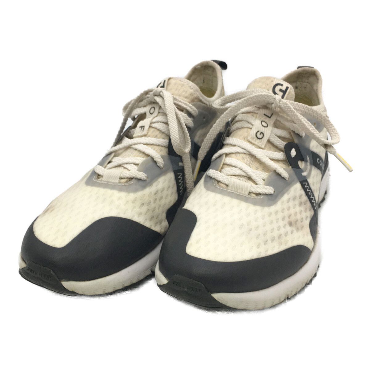 中古 コールハーン COLE HAAN ゴルフシューズ 26cm ホワイト