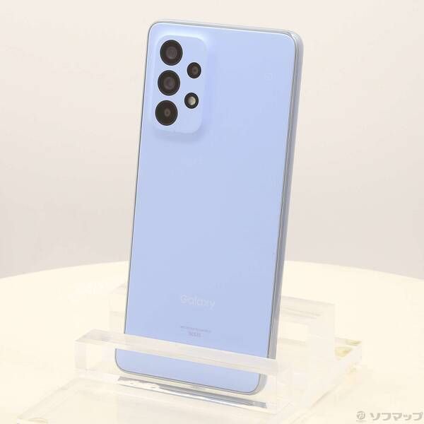 中古品〕 Galaxy A53 5G 128GB オーサムブルー SCG15 au SIM