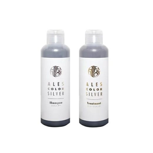 【セット】 アレスカラー シルバーシャンプー 200ml u0026 シルバートリートメント 200ml
