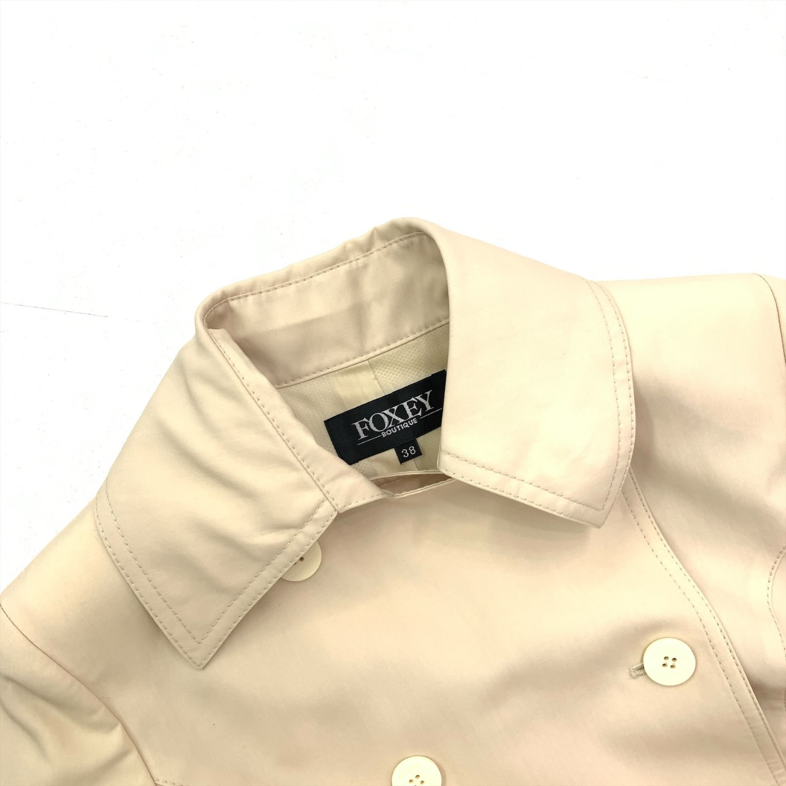 FOXEY BOUTIQUE フォクシー ウール×シルク トレンチコート