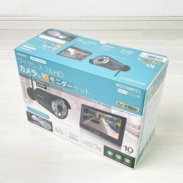 WSS10M1CL ワイヤレスフルHD カメラ＆10inchモニターセット