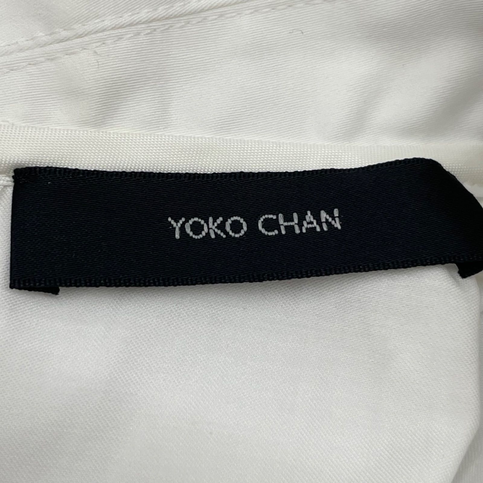YOKO CHAN ヨーコチャン ポイントカラーヘムギャザーブラウス