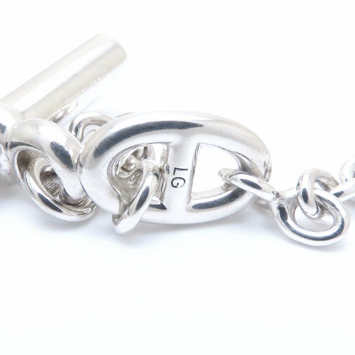 HERMES エルメス シェーヌ ダンクル ファランドール ブレスレット LG