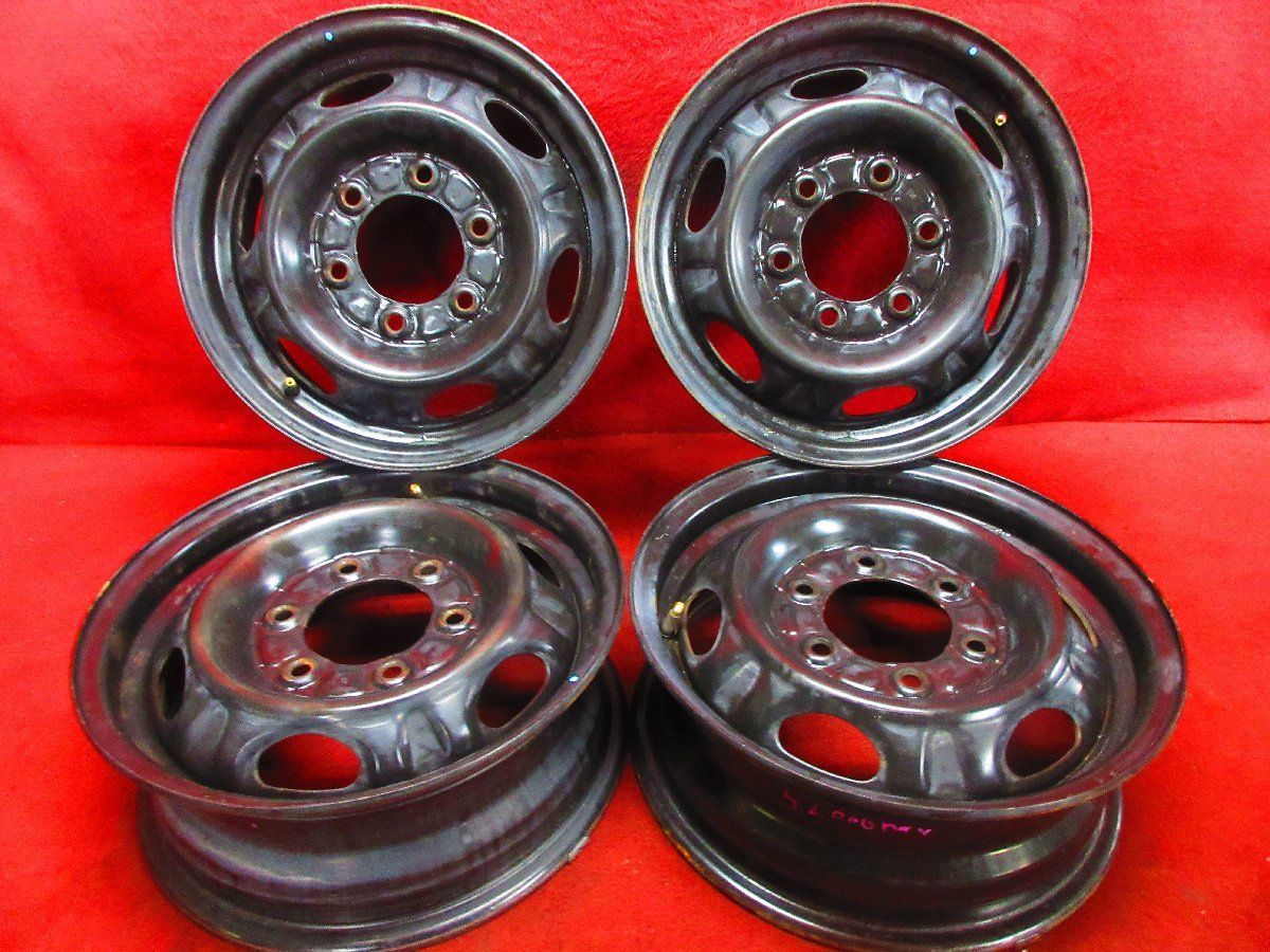 スチール ホイール 4本 日産 キャラバン NV350 純正 15×5.5J 6穴