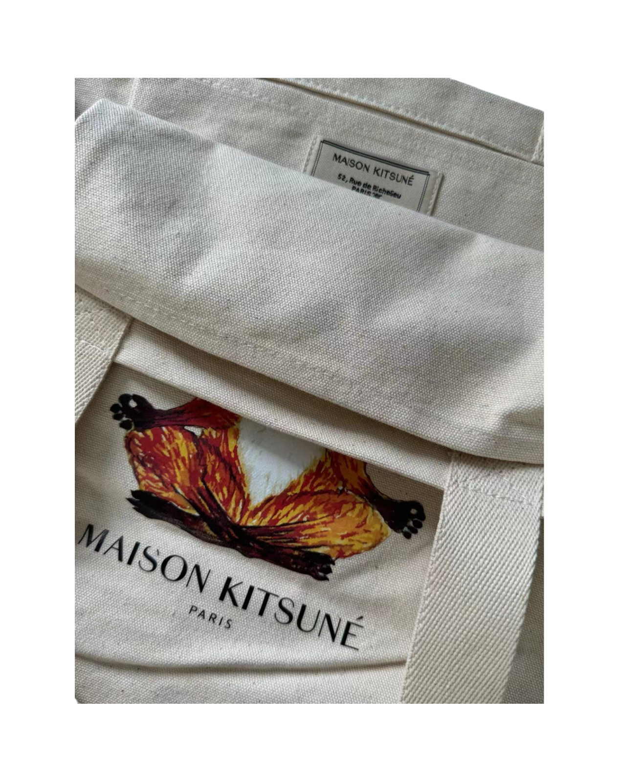 MAISON KITSUNE メゾンキツネ トート バッグ UPDATED PALAIS ROYAL