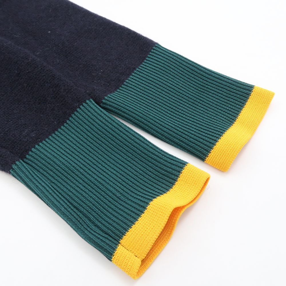 美品✨️ENFOLD　バイカラー　ニット　長袖　38 美品 ENFOLD エンフォルド ニット 1点 38 ウール100％ 長袖 バイ