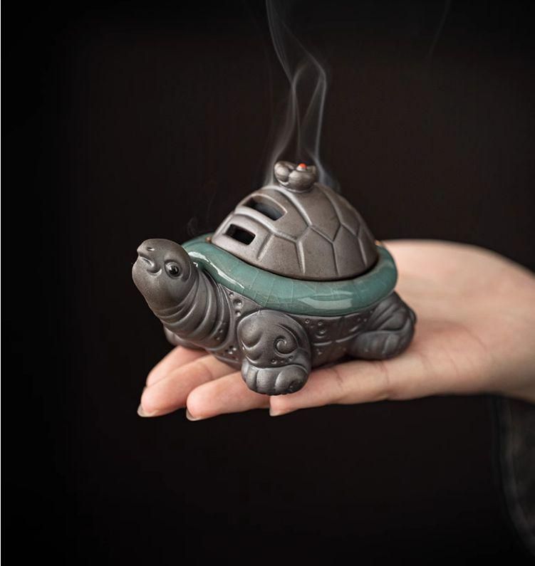 銅器 浄化空気香炉 暖手炉 禅意 茶道香炉 工芸品 置物 香炉 陶磁器 亀香炉 禅意 茶台 香炉 茶道香を薫る 置物 - メルカリ