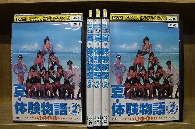 DVD 夏・体験物語2 全5巻 吉幾三 藤井一子 ※ケース無し発送