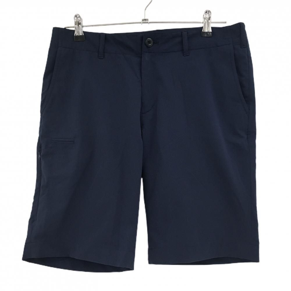 BEAMSGOLF - 【超美品】ビームスゴルフ ハーフパンツ ネイビー シンプル ロゴ刺しゅう ストレッチ  メンズ M ゴルフウェア BEAMS GOLF 超美品】ビームスゴルフ ハーフパンツ ネイビー シンプル ロゴ