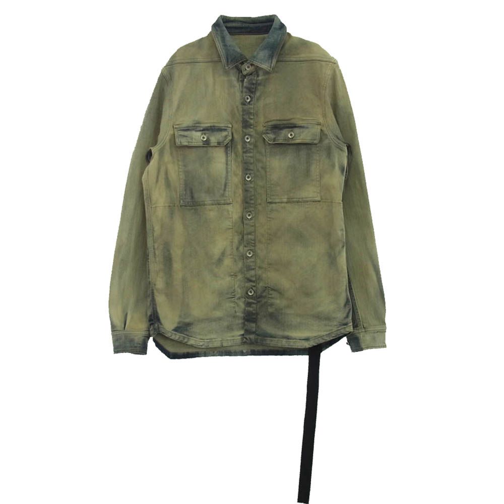 Rick Owens リックオウエンス DU01D1755-SKTY DRKSHDW ダークシャドウ OUTERSHIRT アウターシャツ デニム シャツ ジャケット