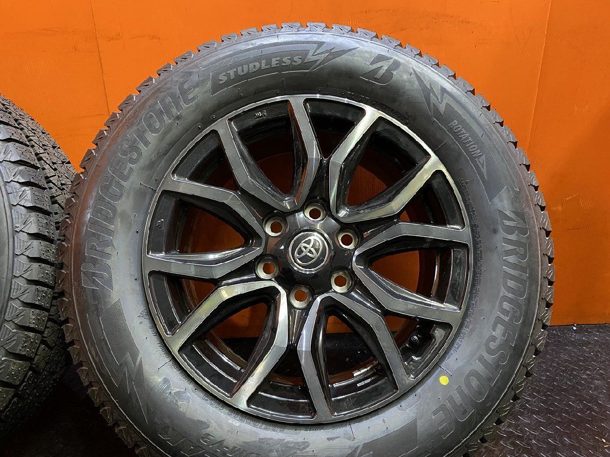 タイヤ新品 BS DM-V3 スタッドレス 265/60R18 新車外し トヨタ