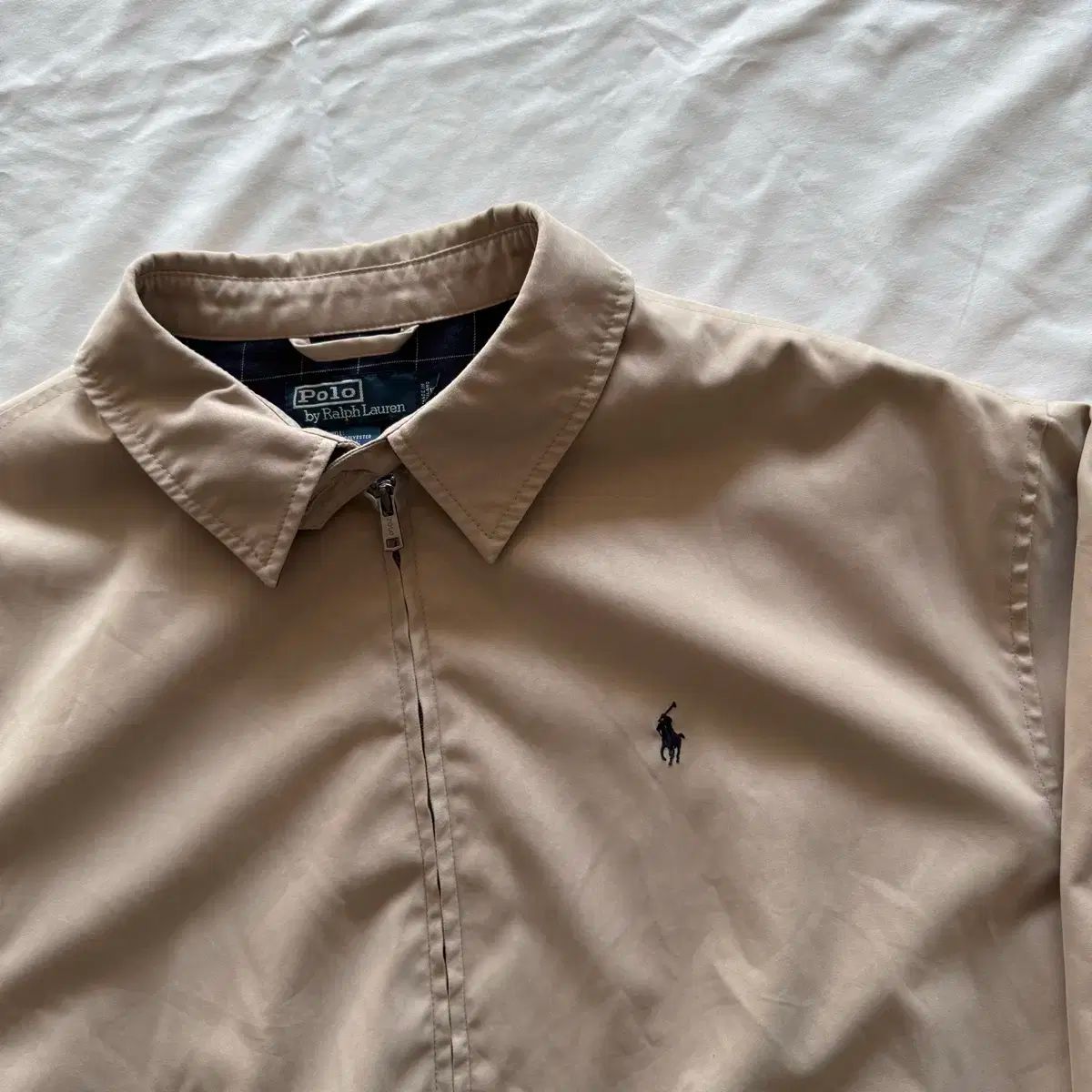 ポロ ハリントンジャケット ベージュ
