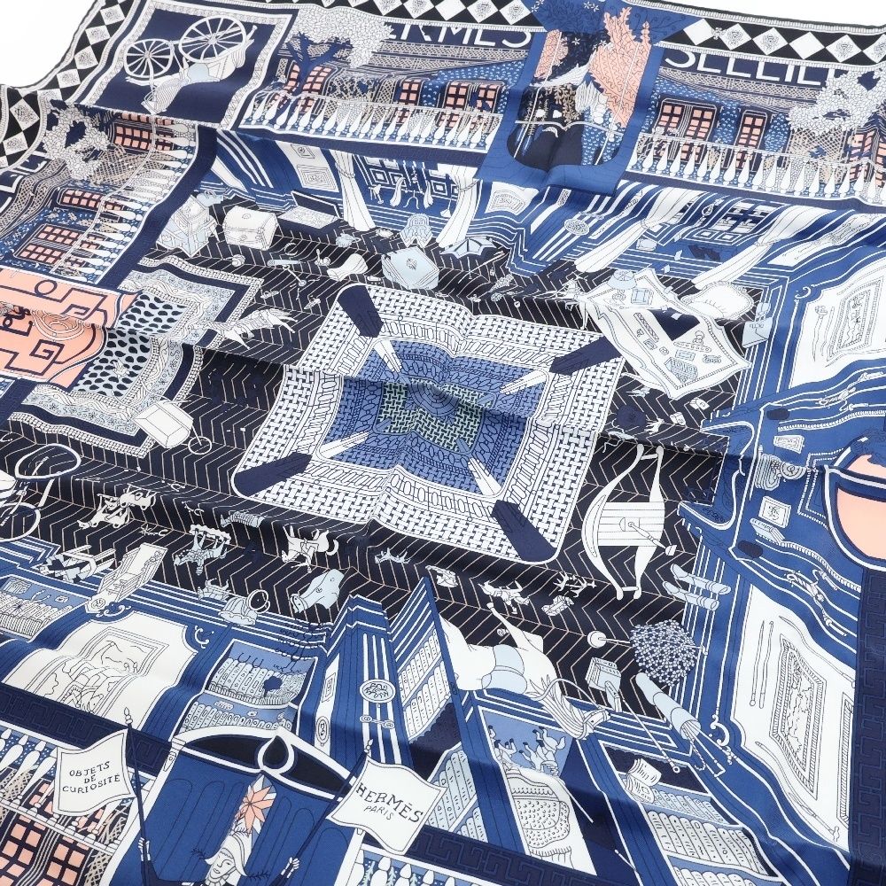 HERMES (エルメス) カレ90 Objets de Curiosite オブジェドゥキュリオ