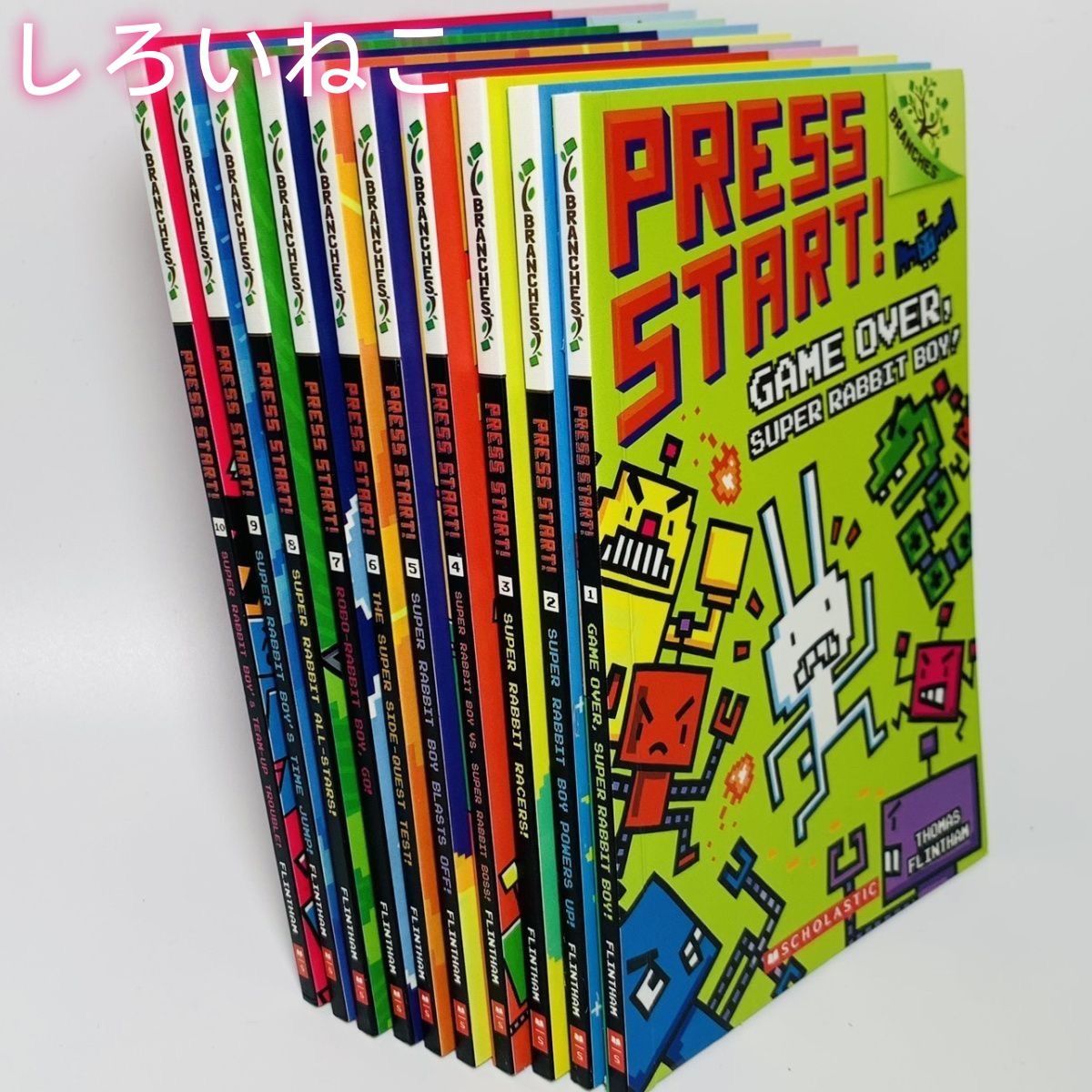 期間限定キャンペーン 在庫処分 14册 四角い start press 音源付き boy rabbit supper 絵本・児童書