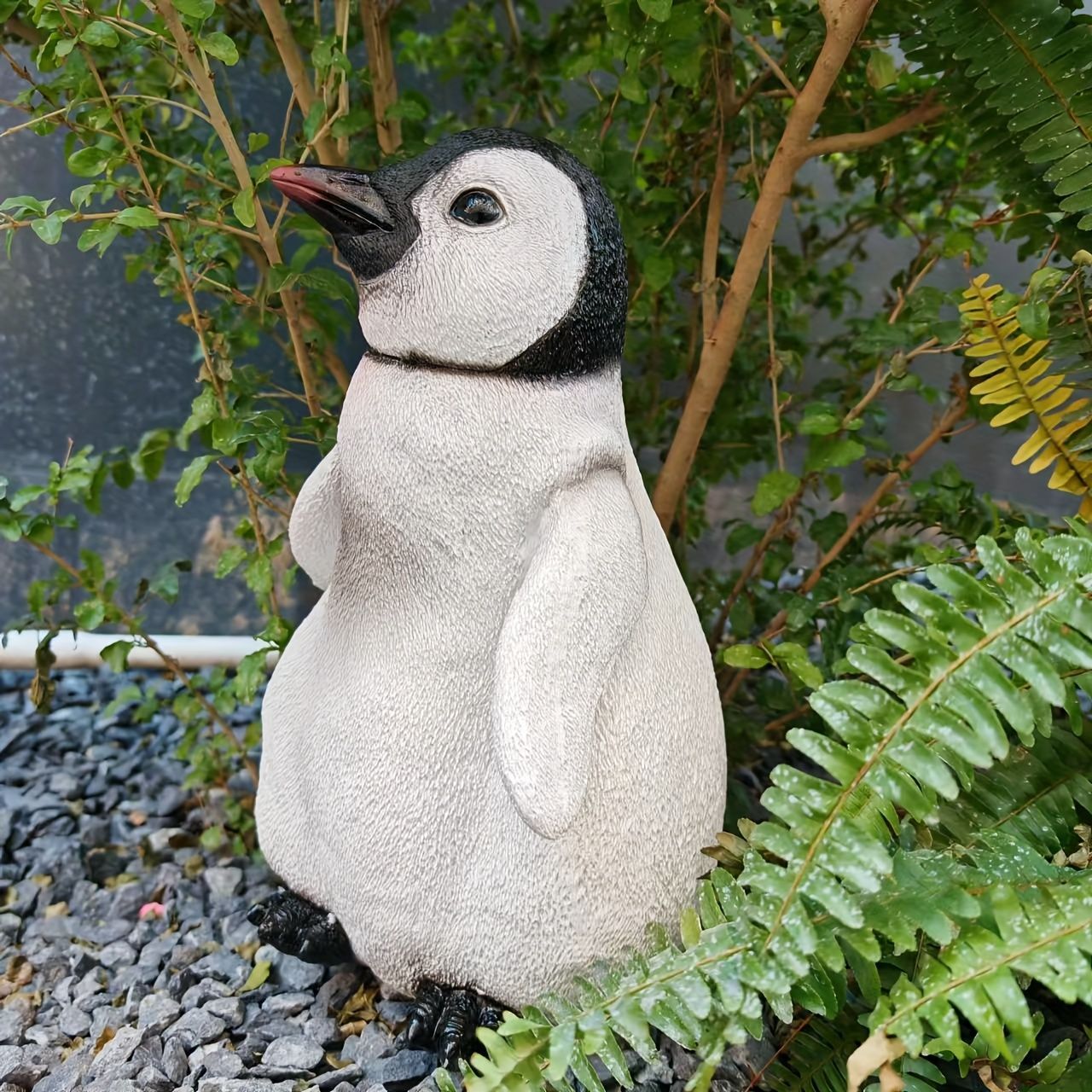 置物 オブジェ ガーデンオーナメント ペンギン ぺんぎん 可愛い