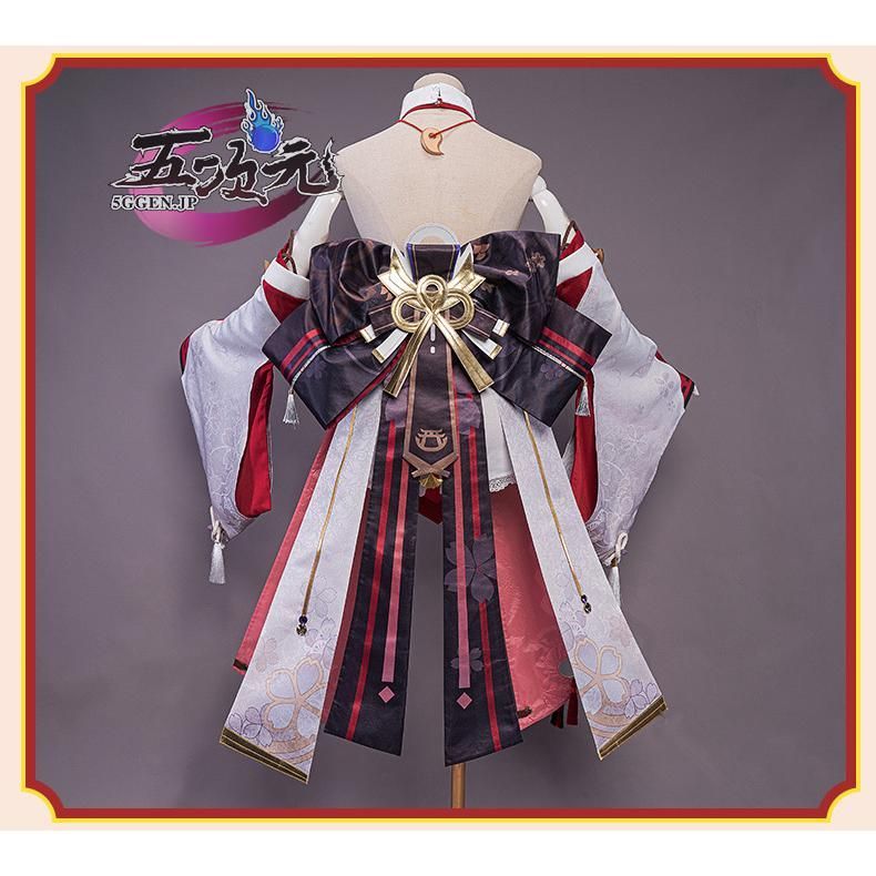 新発売 Uwowo 原神 コスプレ 八重神子 やえみこ 衣装 ※ウィッグ