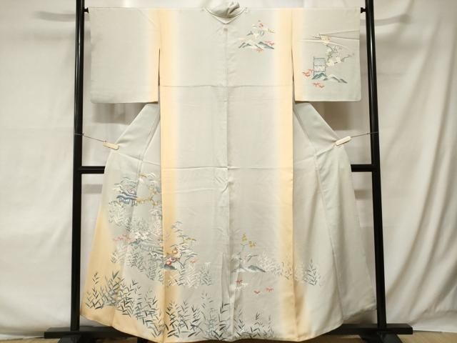 平和屋着物●訪問着　霞文　暈し染め　正絹　逸品　DAAV4835ud 平和屋着物○訪問着 霞文 暈し染め 正絹 逸品 DAAV4835ud 平和屋