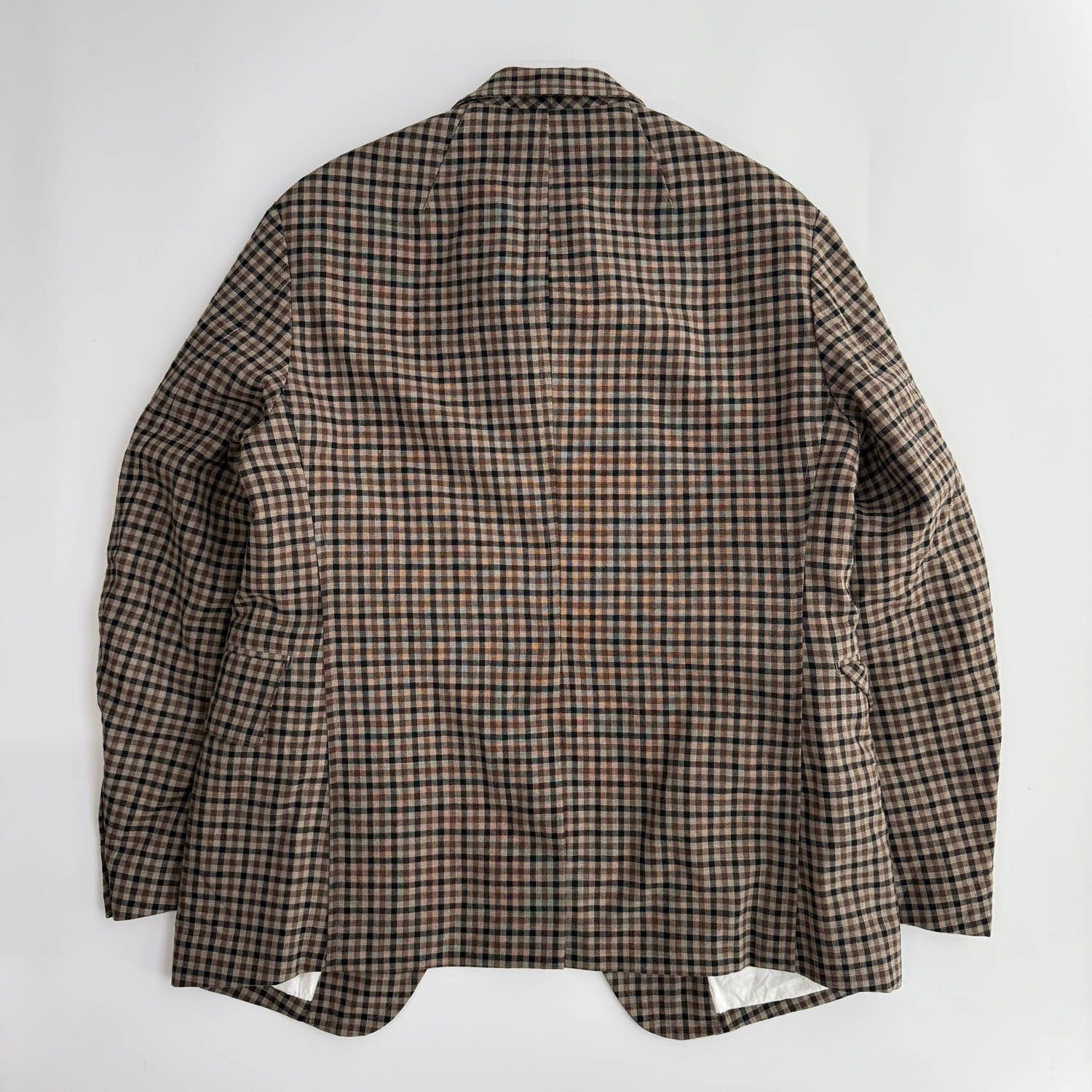 ensou. エンソウ winterreise jacket テーラードジャケット チェック サイズXL 古着