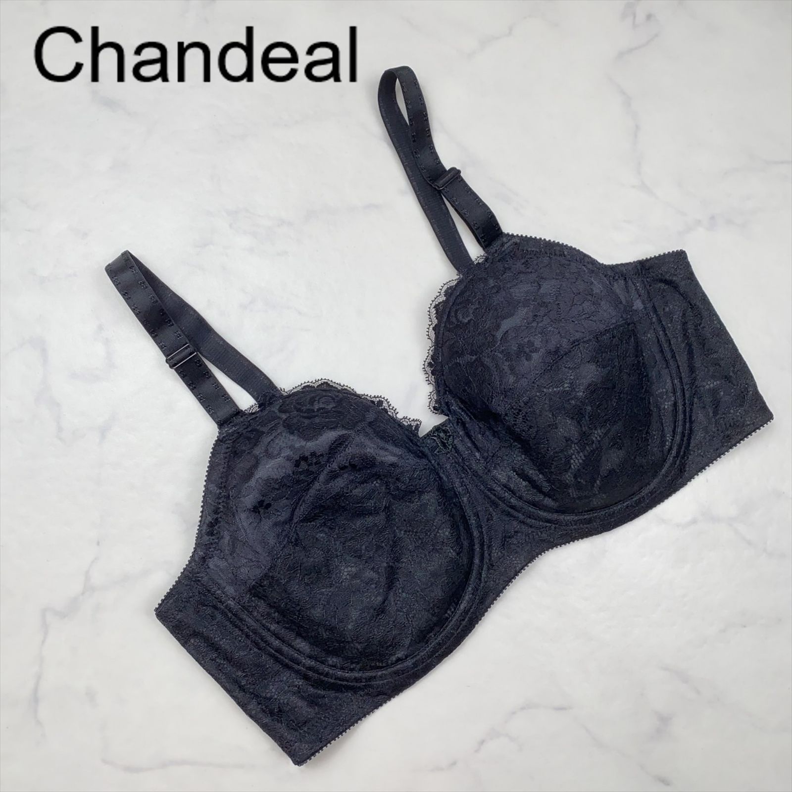 新品未使用】Chandeal シャンデール ブラジャー E85 BL ブラック ...