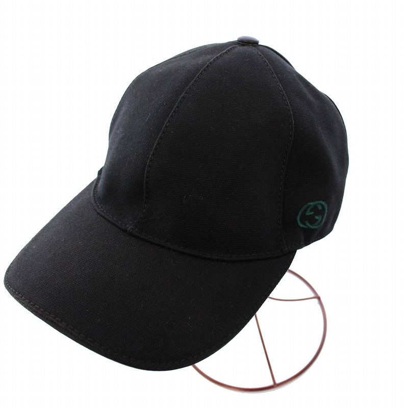 GUCCI インターロッキングG シェリー ベースボール キャップ
