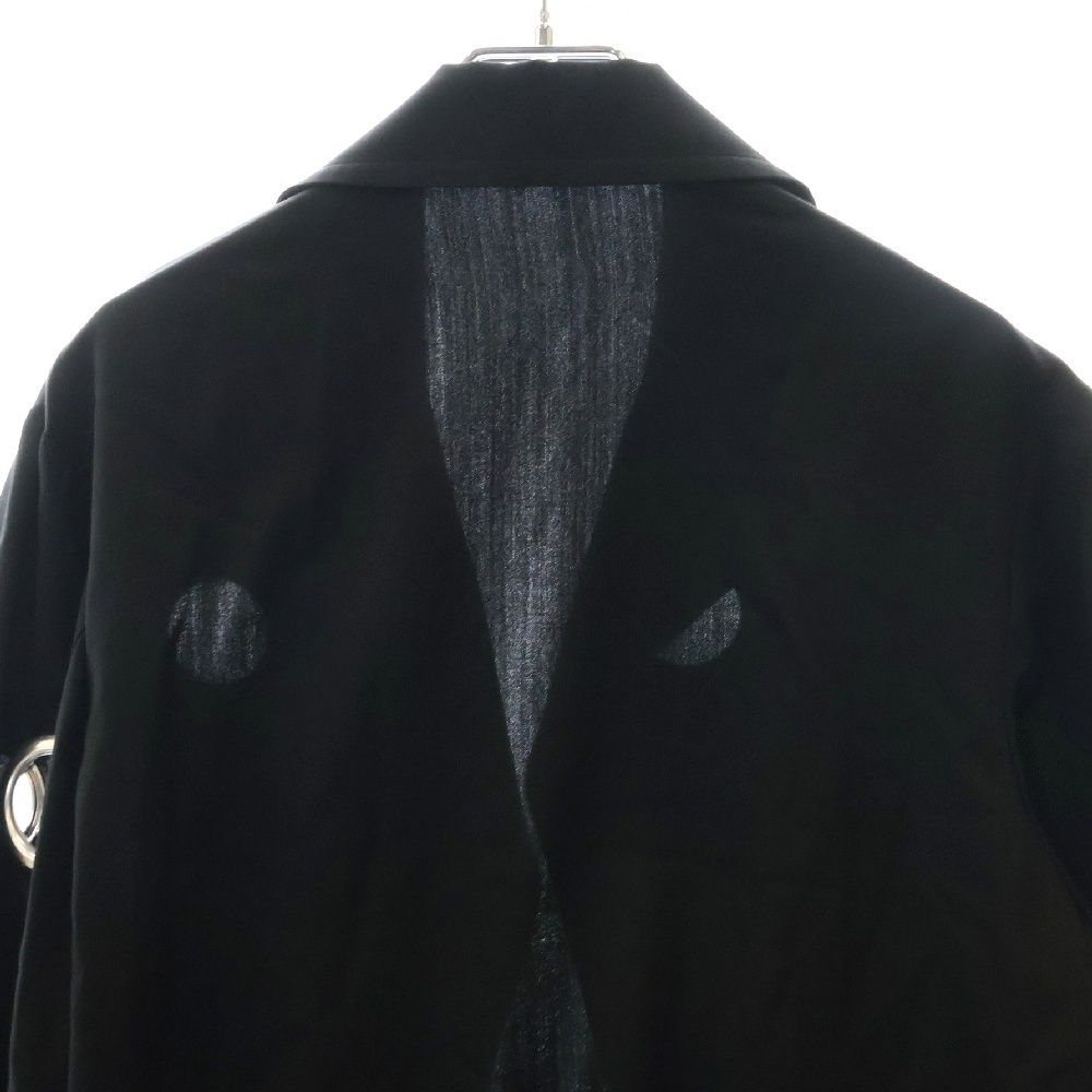 ヨウジヤマモト　ウールジャケット Yohji Yamamoto (ヨウジヤマモト) 04SS ハトメデザイン ウール