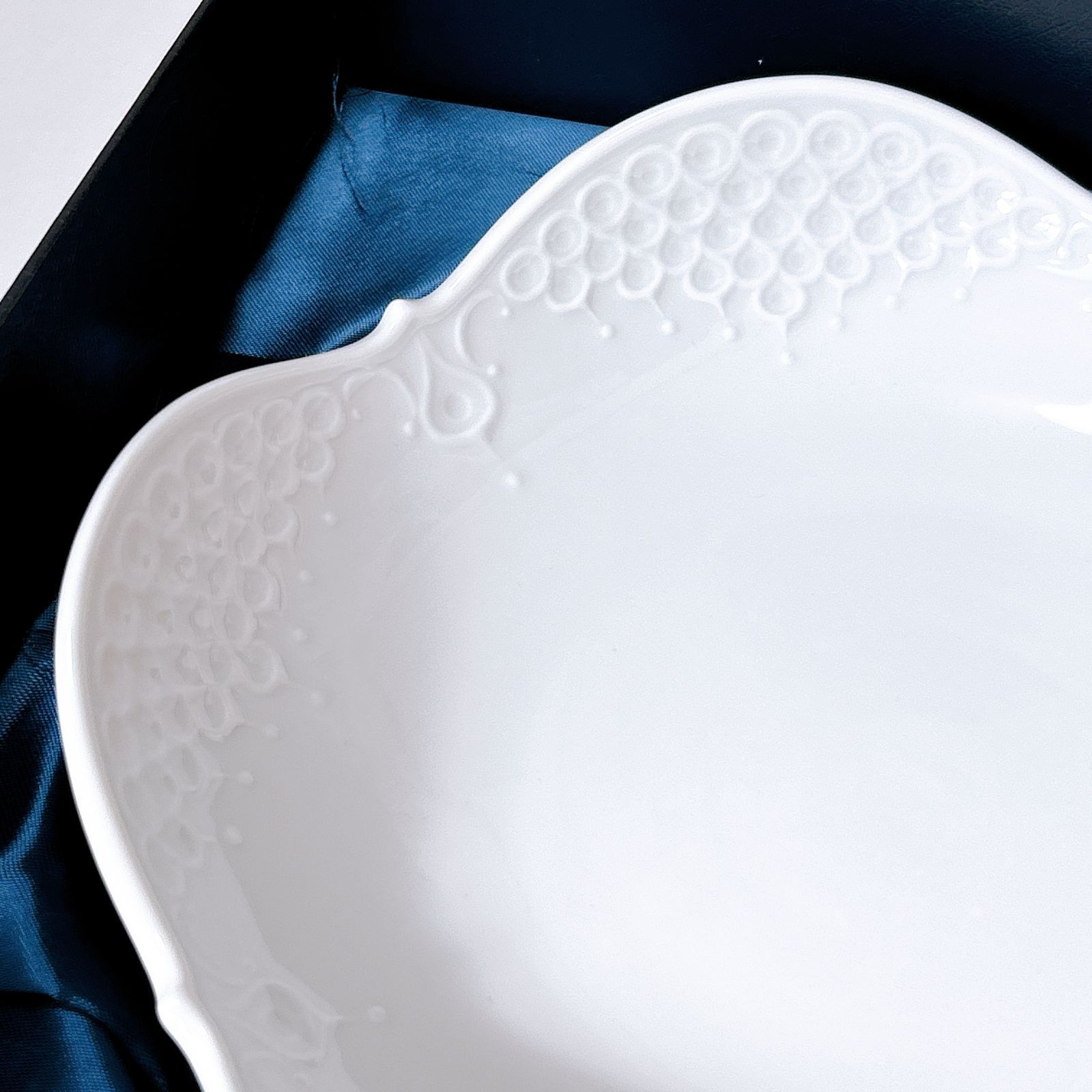 ホワイトレリーフ 大皿