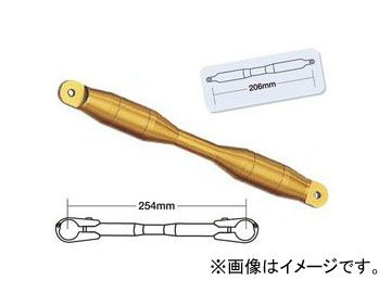 2輪 POSH Faith クイックリリースブレースシャフト FOR スーパーバイクバー/スーパーローバー/ローライドバーセカンド ゴールド シャフトタイプ2 093267-04