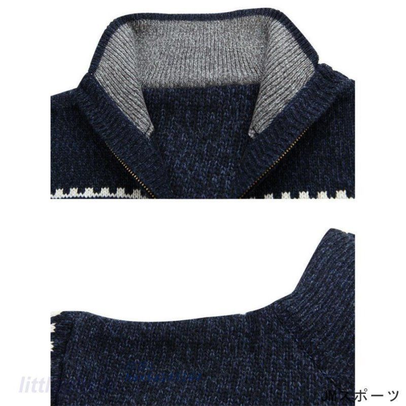 ゴルフジャケット ゴルフウェア カーディガン メンズ ニット ジャケット メンズ 立ち襟スリム 秋冬 厚手 ニット フード付き hax5a145164 LLC-HASEGAWATOSO_COM