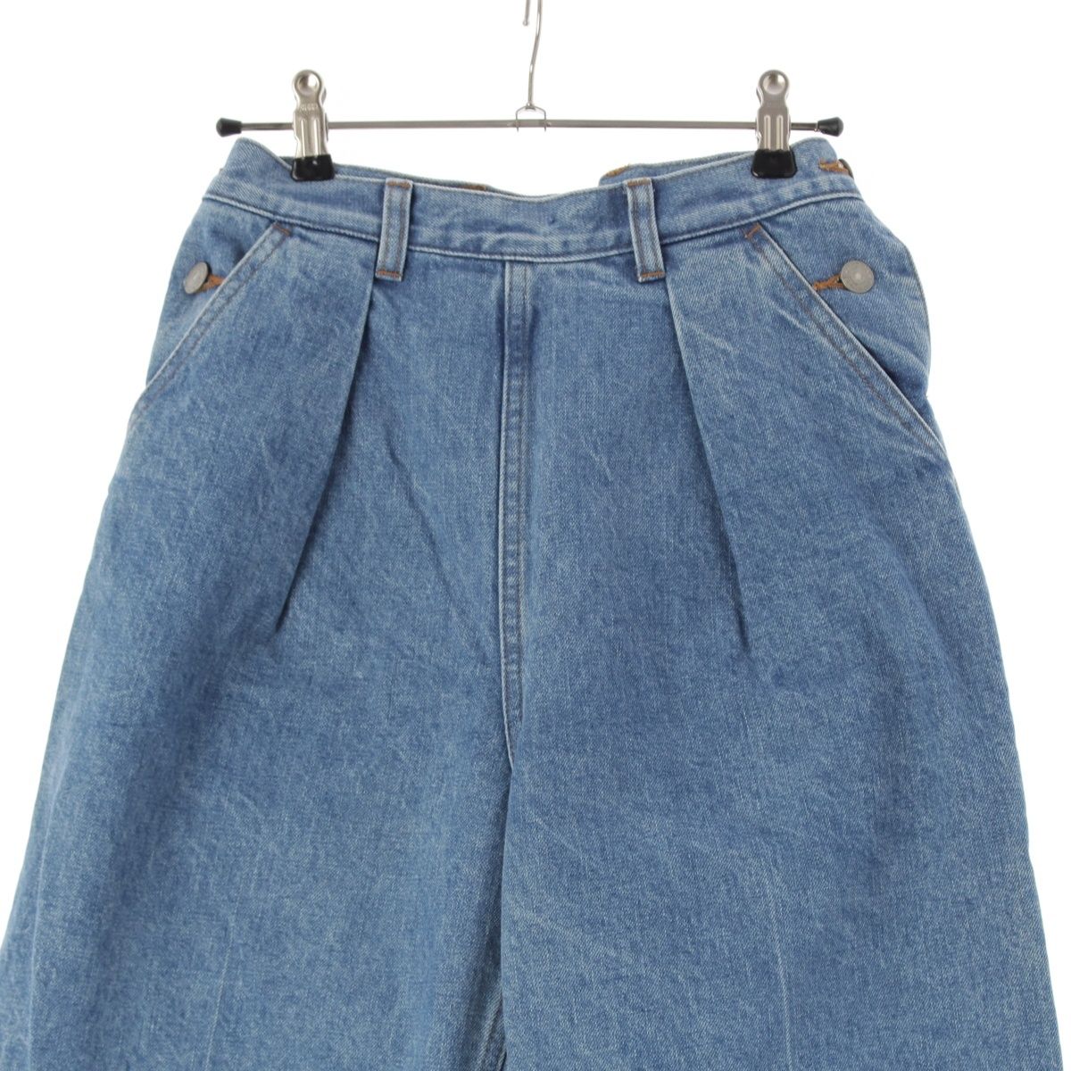 ドゥロワー コットン ロゴ刺繍 ウォッシュ加工 バイオワイド セーラー  