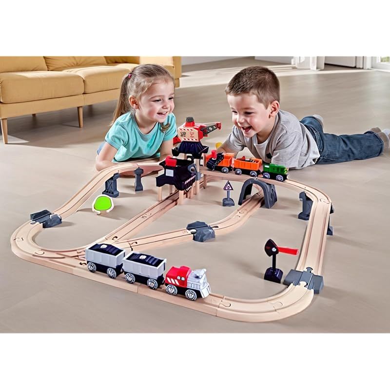 Hape ハペ 鉱山レールベーシックセット E3756 1