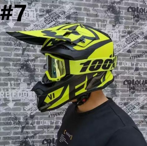 ゴーグル付き！ATV バイク オフロードヘルメット フルフェイス