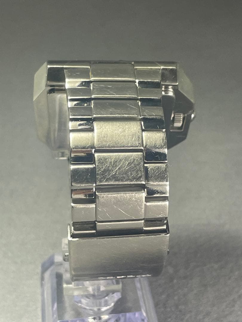 DIESEL ディーゼル DZ-1381 スクエア メンズ 腕時計 稼働品 電池新品