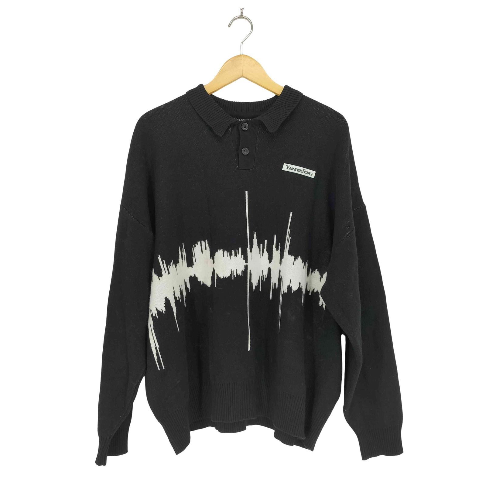 ヤンガーソング Younger Song Radio wave knit polo ニットポロ メンズ JPN：M - メルカリ