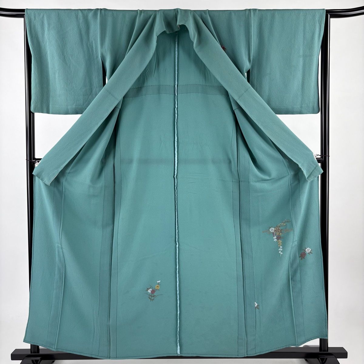 専用　未使用 夏物 絽の付下げ（芝草に蛍文）裄65 刺繍入 背紋無 正絹美品 専用 未使用 夏物 絽の付下げ（芝草に蛍文）裄65 刺繍入 背紋無