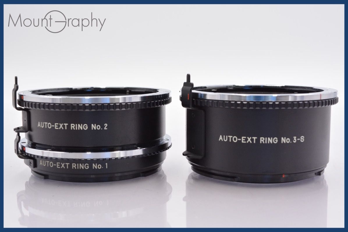 ☆極上美品☆ マミヤ Mamiya M645 AUTO-EXT RING No.1.2.3-S