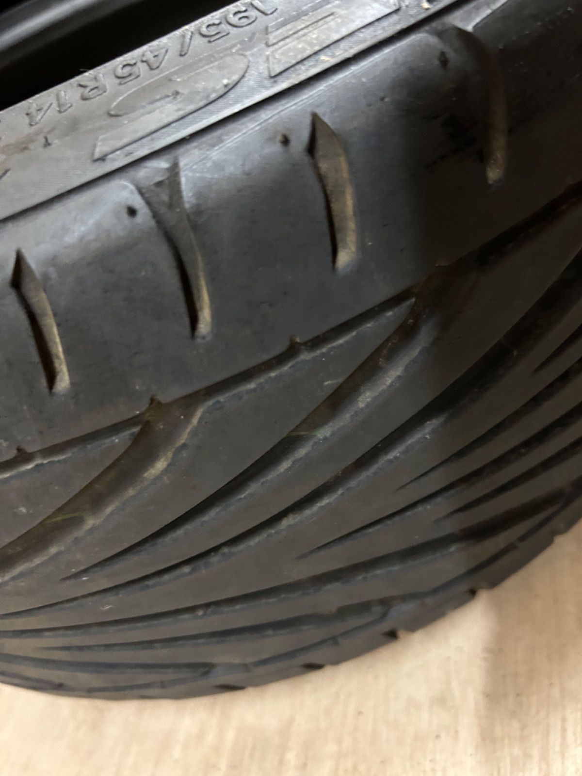 195/45R14 旧車 TOYO proxers tr 2本 中古 - メルカリ